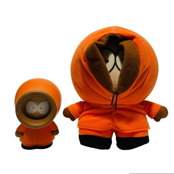 South Park Kenny Plush Stuffed Toy 2005 and Kenny Mini Figure 2004 Bundle - Picture 2 of 16